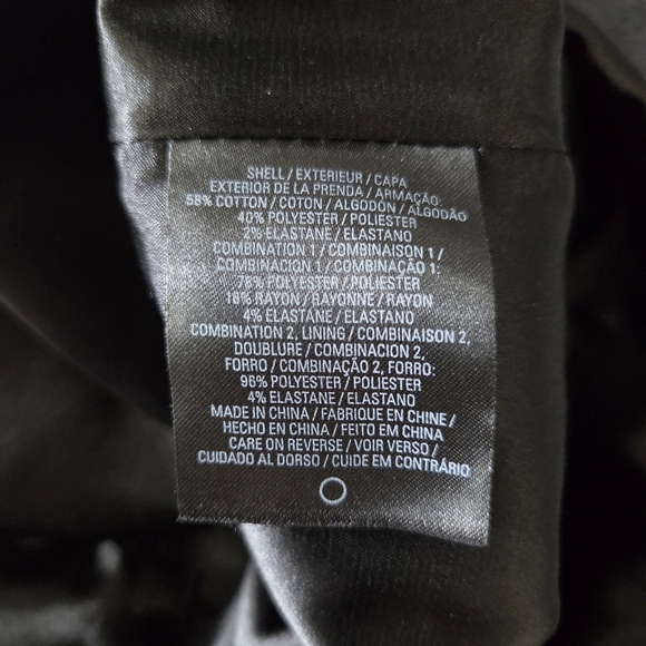 Tahari Black Asymmetrical Peplum Sheath Dress Size 8 - Picture 5 of 7